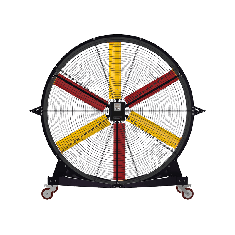 2-meter 4-wheel movable large floor standing HVLS fan