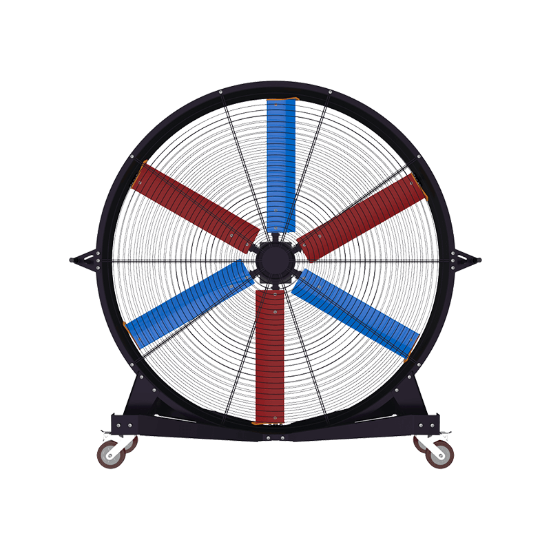 2-meter 4-wheel movable large floor standing HVLS fan