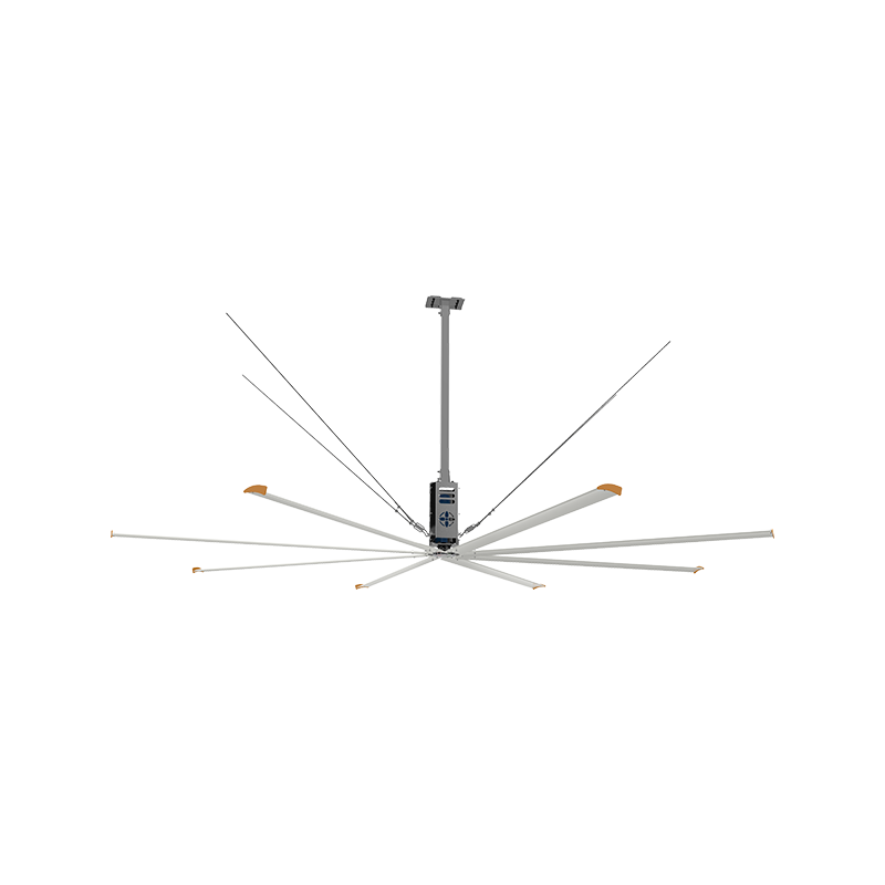 12-foot 1.1kW HVLS industrial workshop ceiling fan