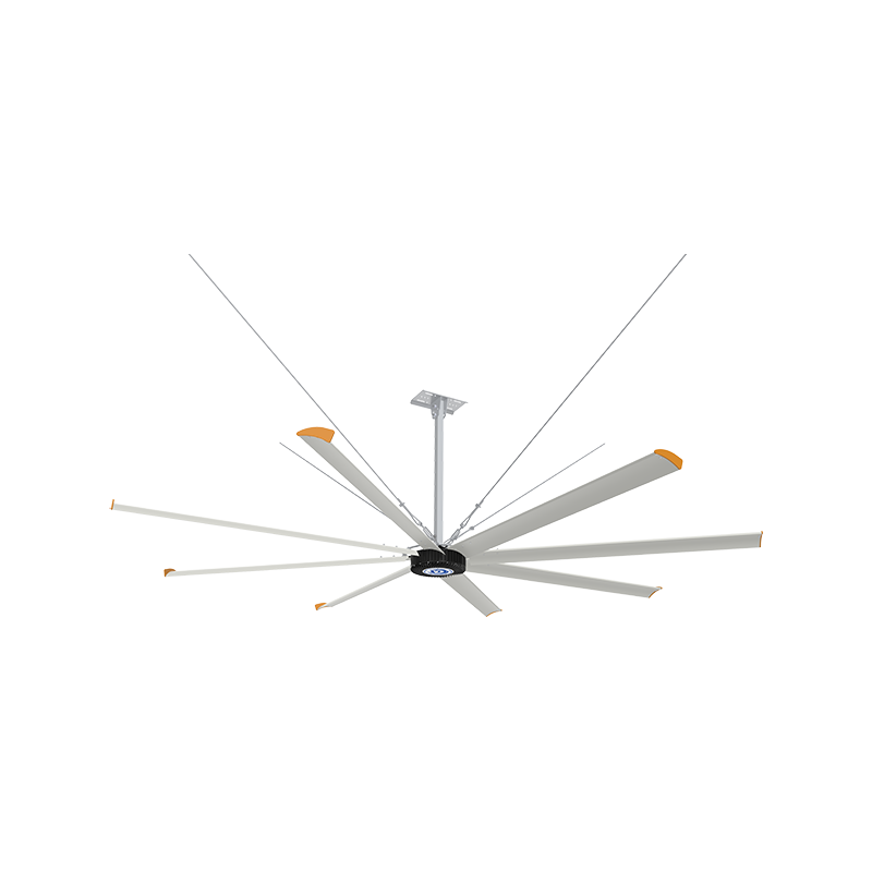 12-foot compact HVLS industrial BLDC ceiling fan